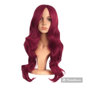 24 Inch/60 cm Charming Synthetic Long Wavy Side Bangs